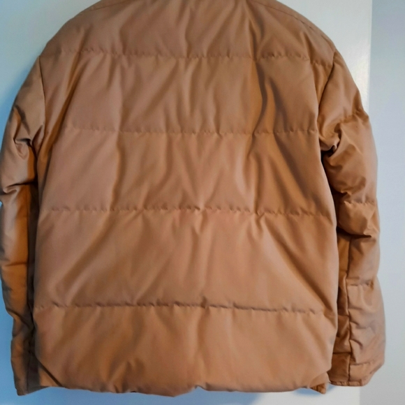 💥💥Vintage Beige/Blue Double Sided Winter Jacket - Picture 3 of 7